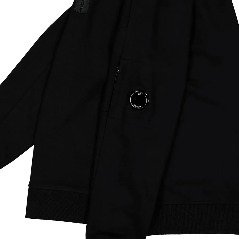 Diagonal Raised Fleece Half Zip Lens Sweatshirt