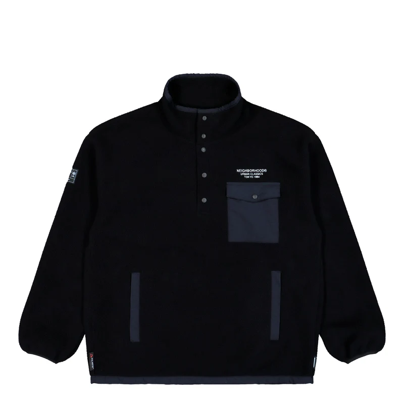 Fleece Stand Collar LS