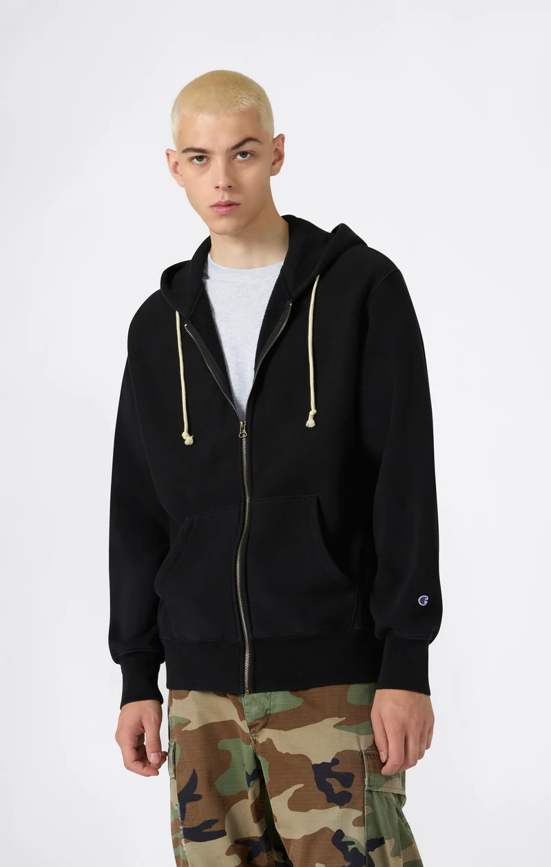 Men's Fleece Full Zip Hoodie Reverse Weave