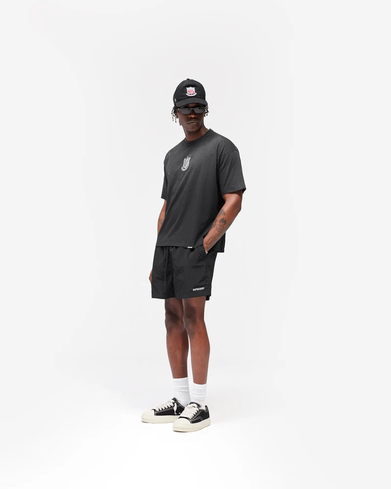 NFL Shield x Represent T-Shirt - Stained Black