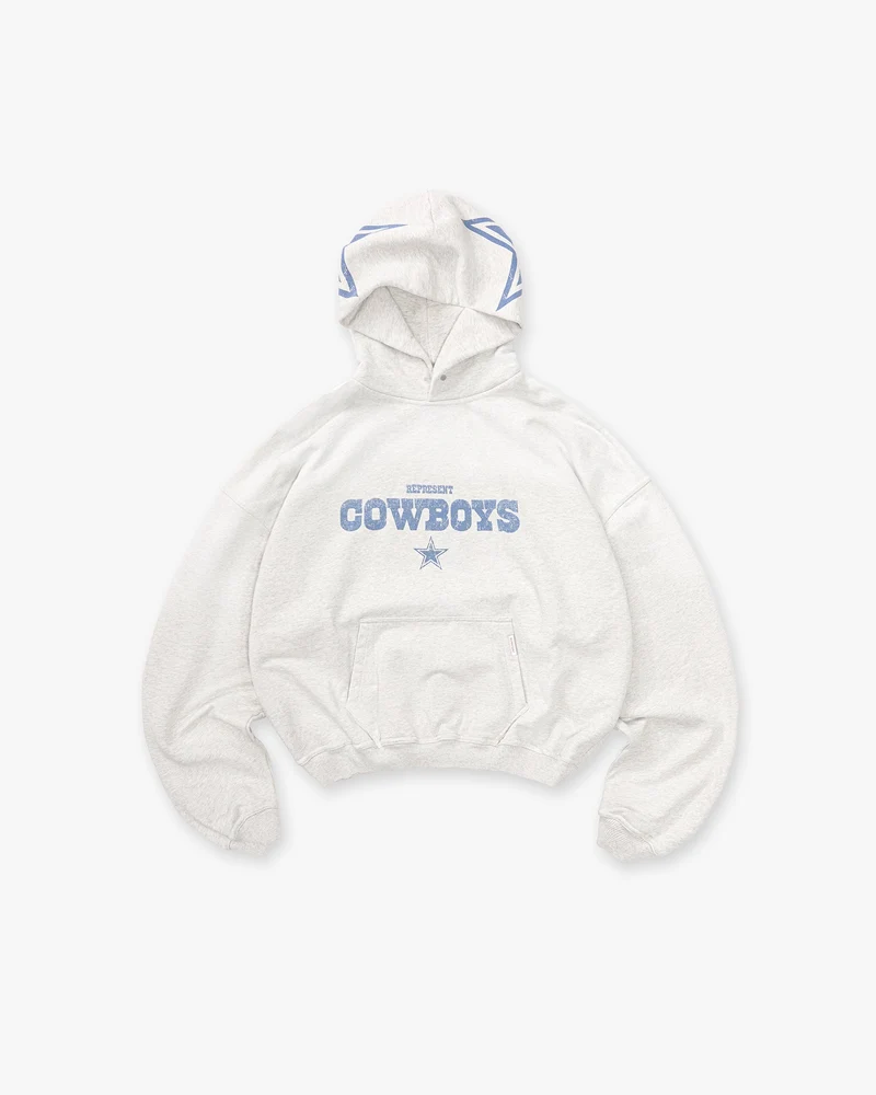 Dallas Cowboys x Represent Hoodie - Cream Marl