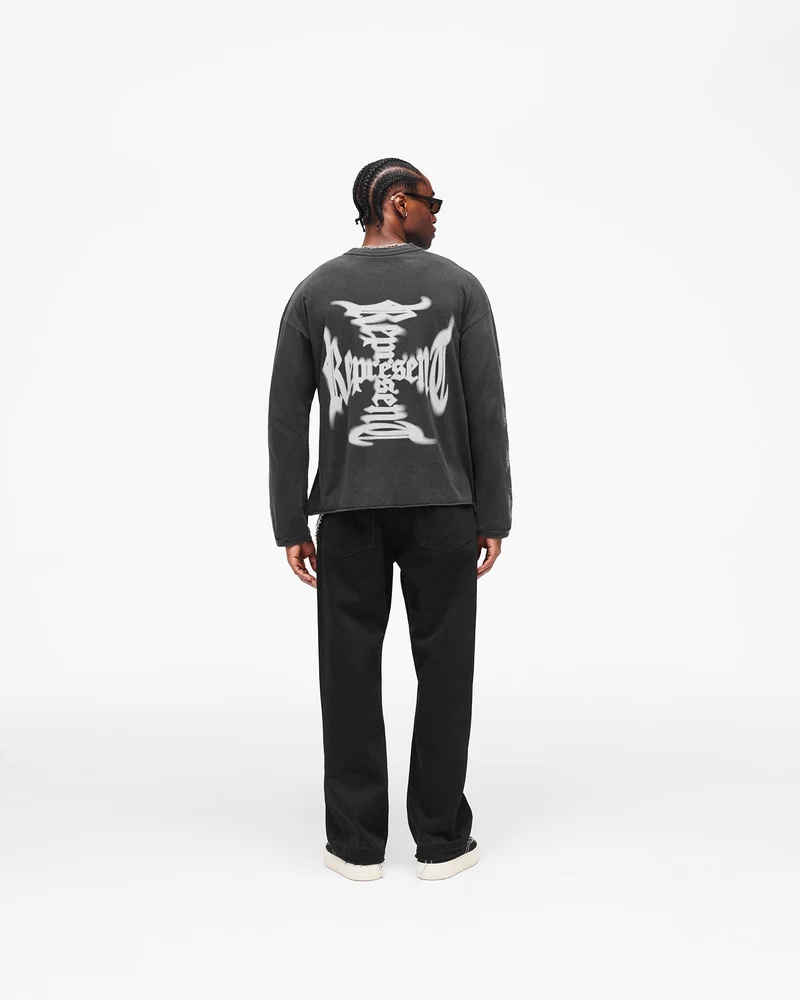 MH Long Sleeve T-Shirt - Faded Black