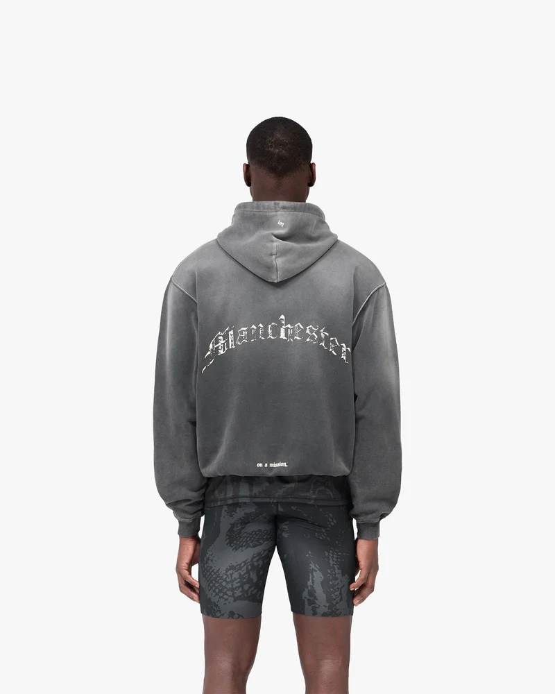 247 Manchester Hoodie - Aged Black