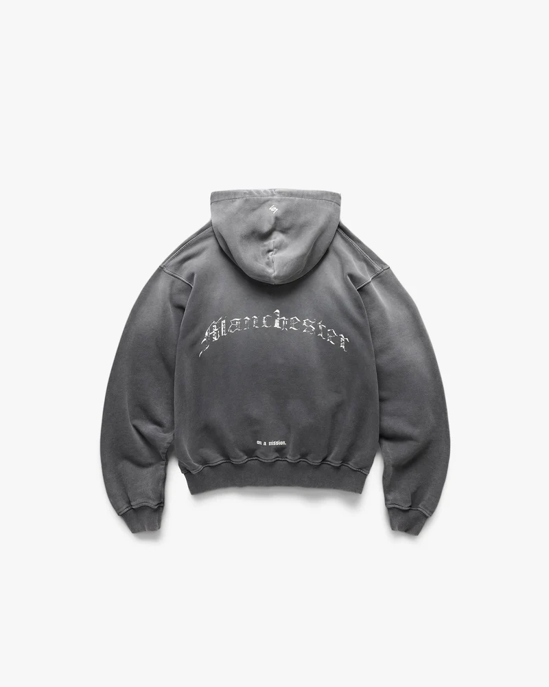 247 Manchester Hoodie - Aged Black