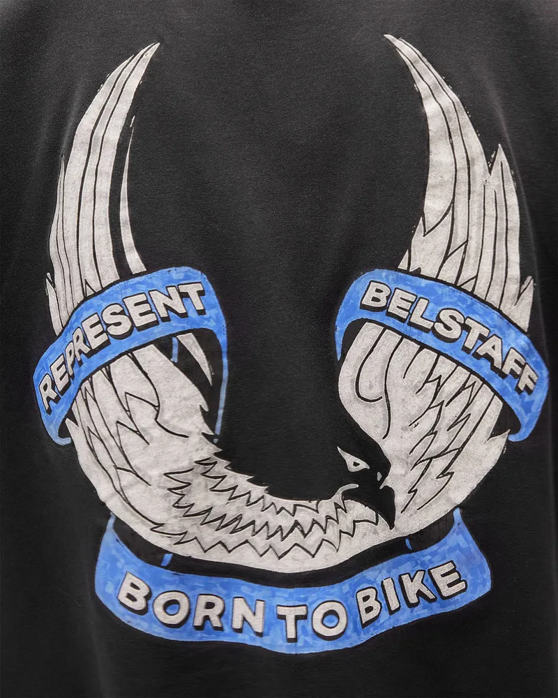 Represent X Belstaff Born To Bike T-Shirt - Aged Black