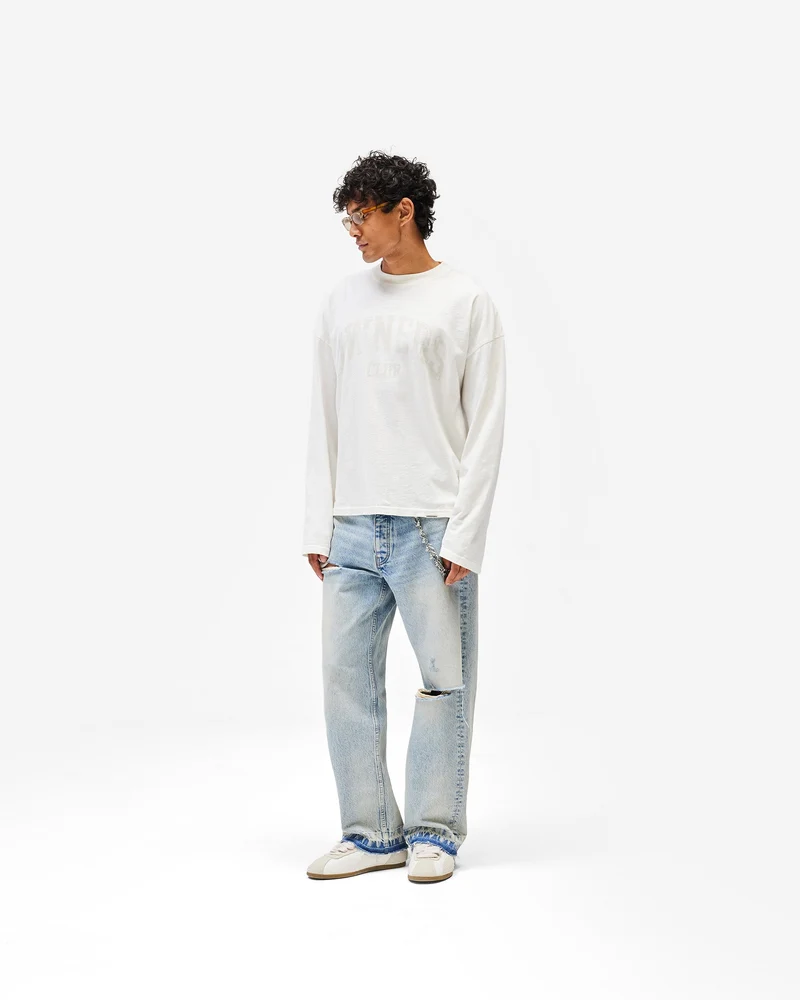 Represent Owners Club Long Sleeve T-Shirt - Chalk