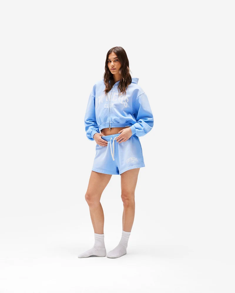 Represent Owners Club Zip Through Hoodie - Sky Blue