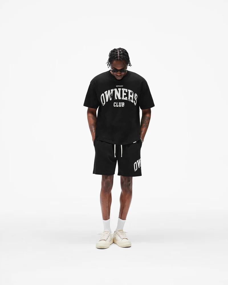 Represent Owners Club Mesh Short - Jet Black