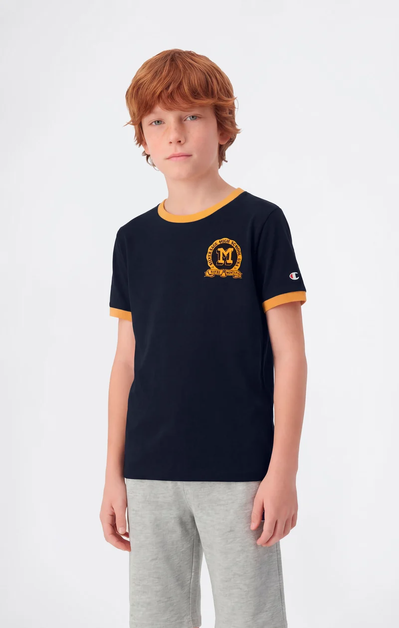 Boys’ Ringer T-Shirt with Graphic
