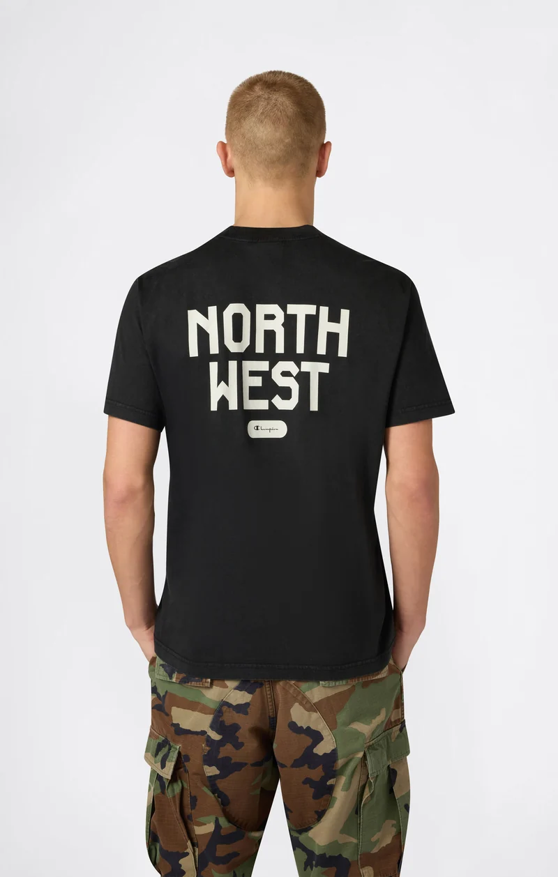 Men’s East West T-Shirt with Front and Back Graphic