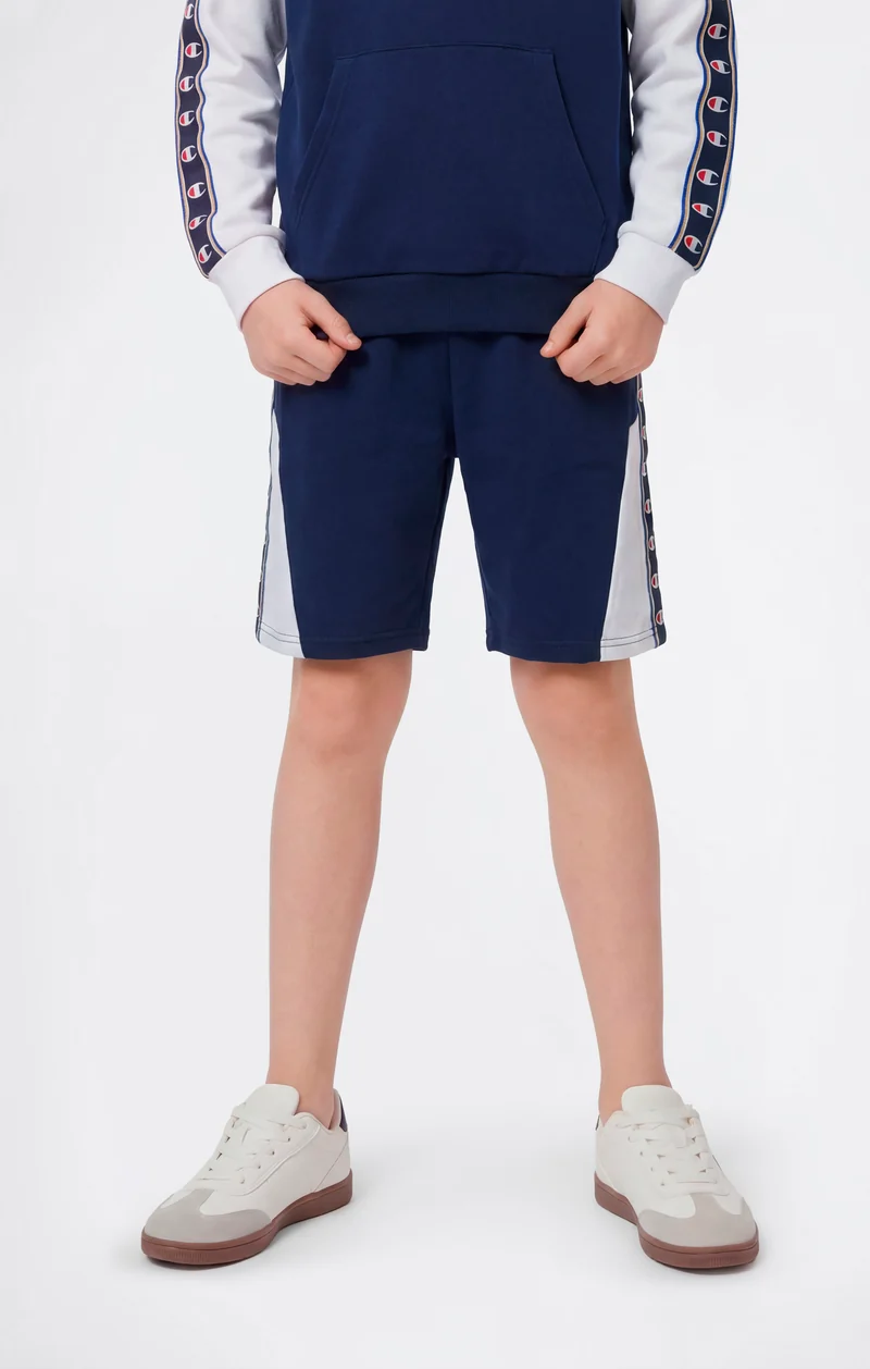 Boys’ Bermuda Shorts with Tape Logo