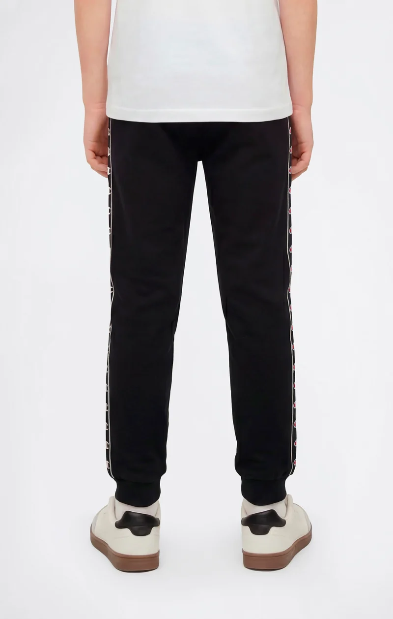 Boys’ Rib Cuff Pants with Tape Logo