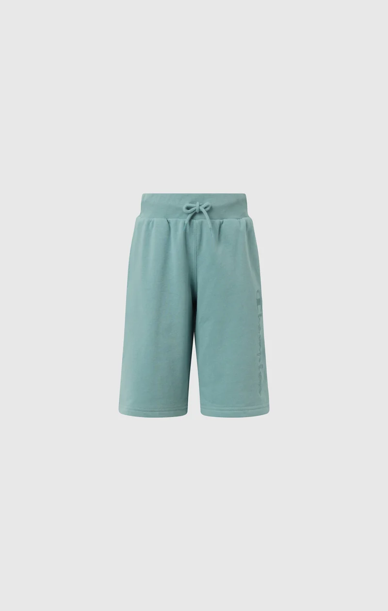 Boys’ Bermuda Shorts with Embroidered Maxi Logo Icons