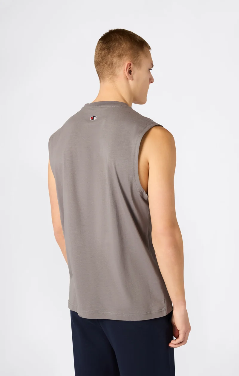 Men’s Tank Top with Maxi Embroidery Logo Icons