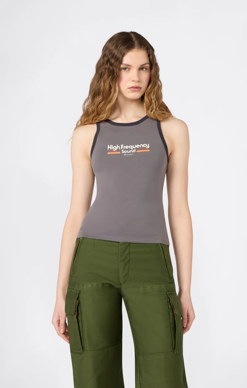 Women’s Ringer Tank Top with Graphic