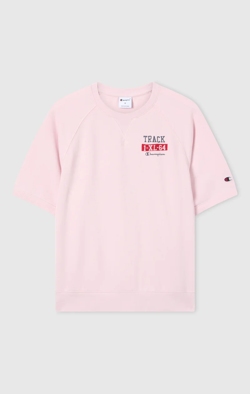 Women’s Short Sleeve Crewneck Sweatshirt with Graphic