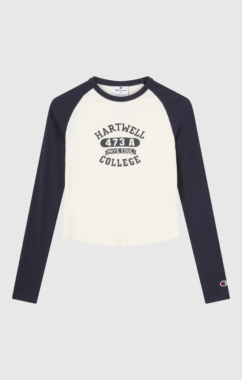 Women’s Long Sleeve Cropped T-Shirt with Graphic