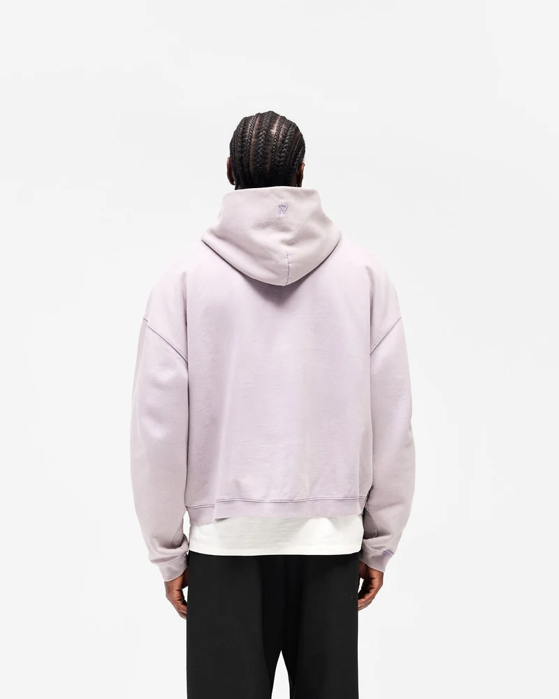 Initial Boxy Hoodie - Mist