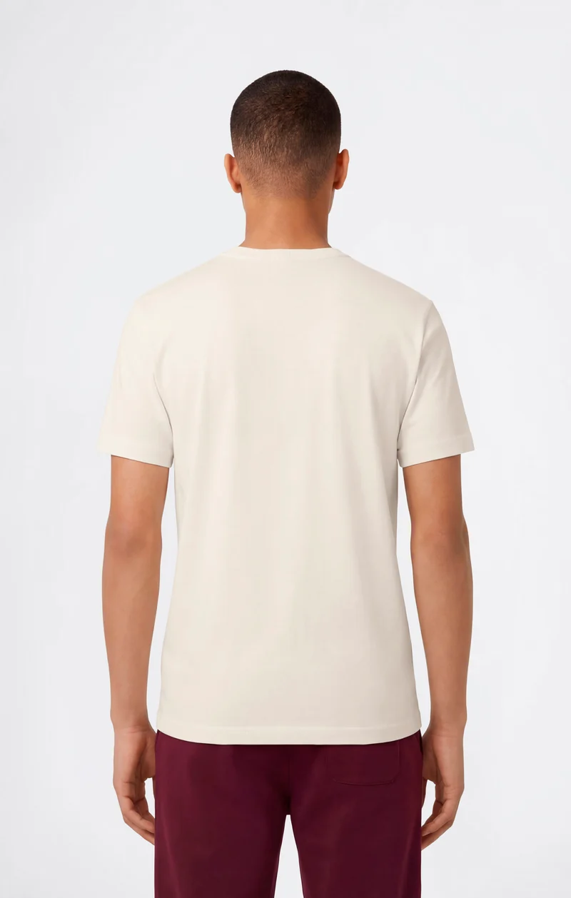 Men’s T-Shirt with Big Embroidery Logo Icons