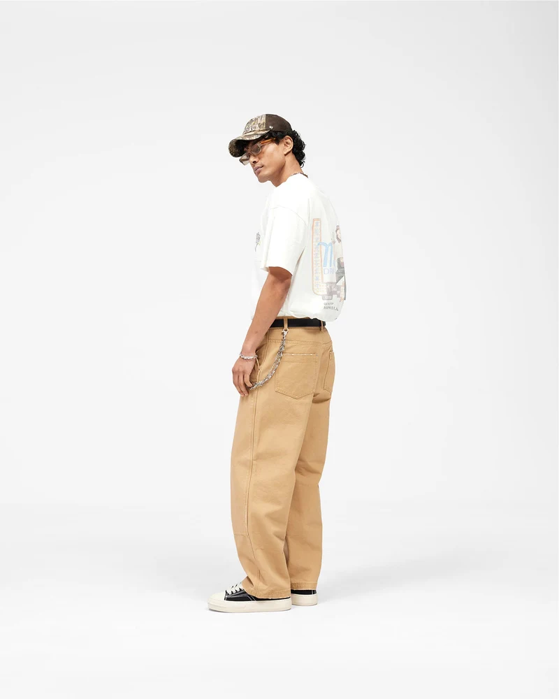 Represent x Mels Diner T-Shirt - Flat White