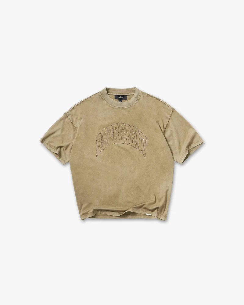 Embellished Represent T-Shirt - Vintage Khaki