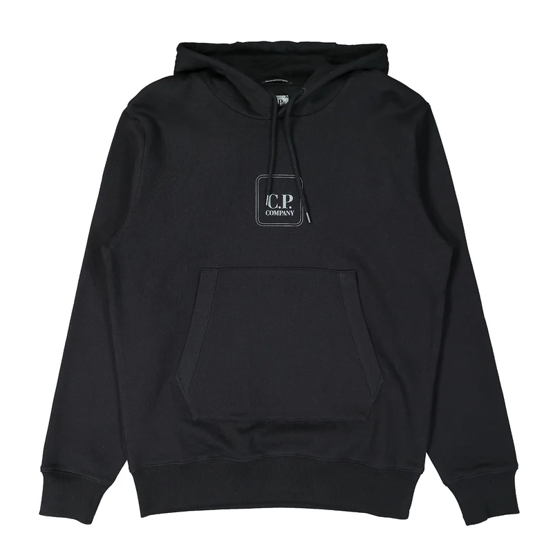 Diagonal Raised Fleece Hoodie