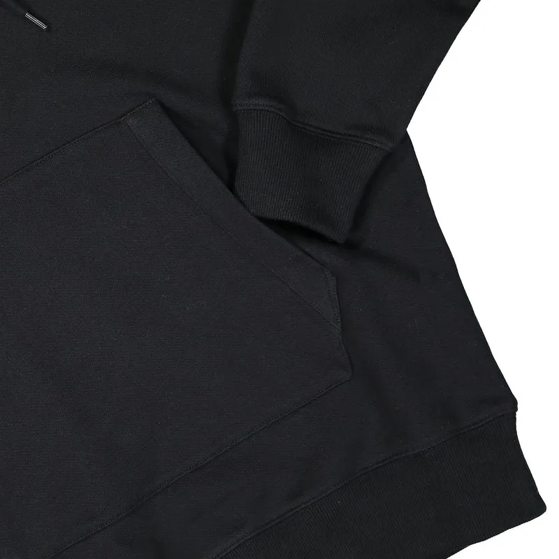 Diagonal Raised Fleece Hoodie