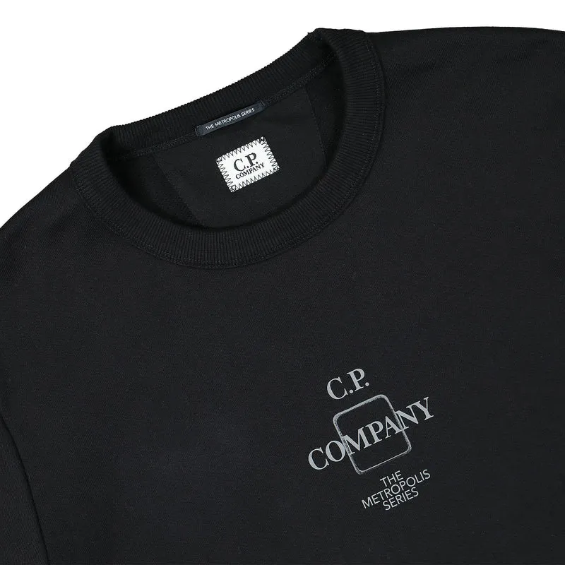 Diagonal Raised Fleece Sweatshirt