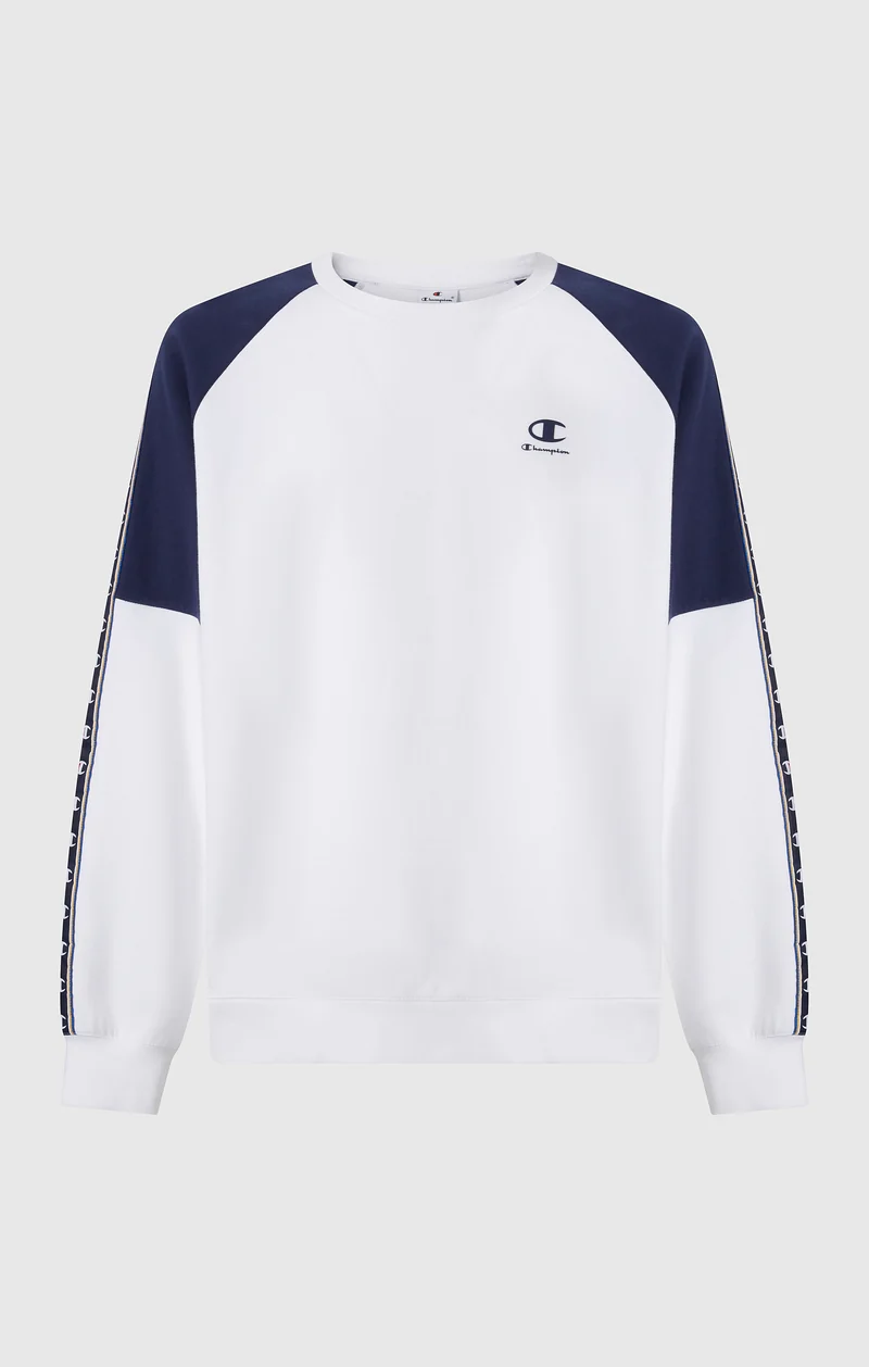 Men’s Interlock Tape Logo Crewneck Sweatshirt