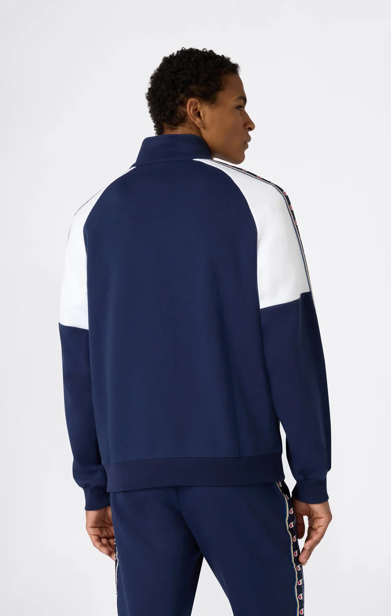 Men’s Interlock Half Zip Tape Logo Sweatshirt