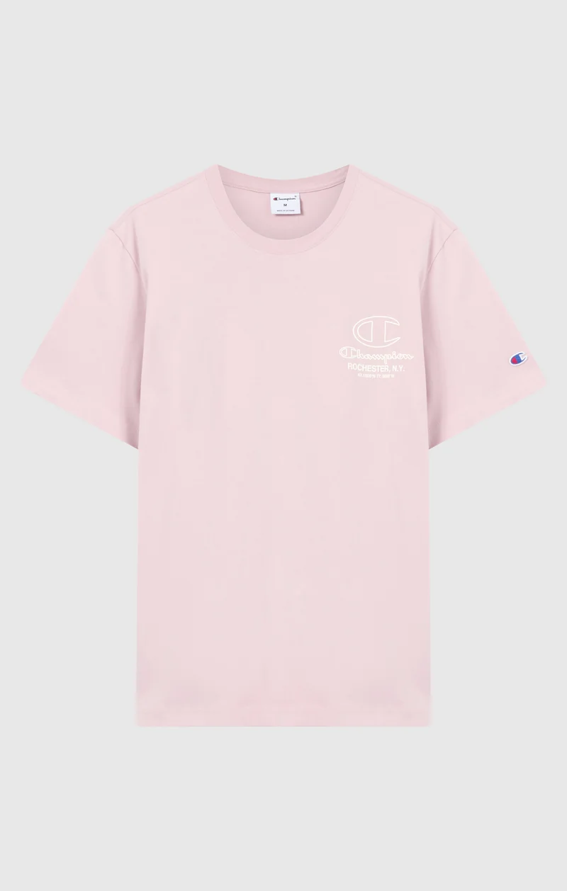 Men’s Crewneck T-Shirt With Puff Print Graphic