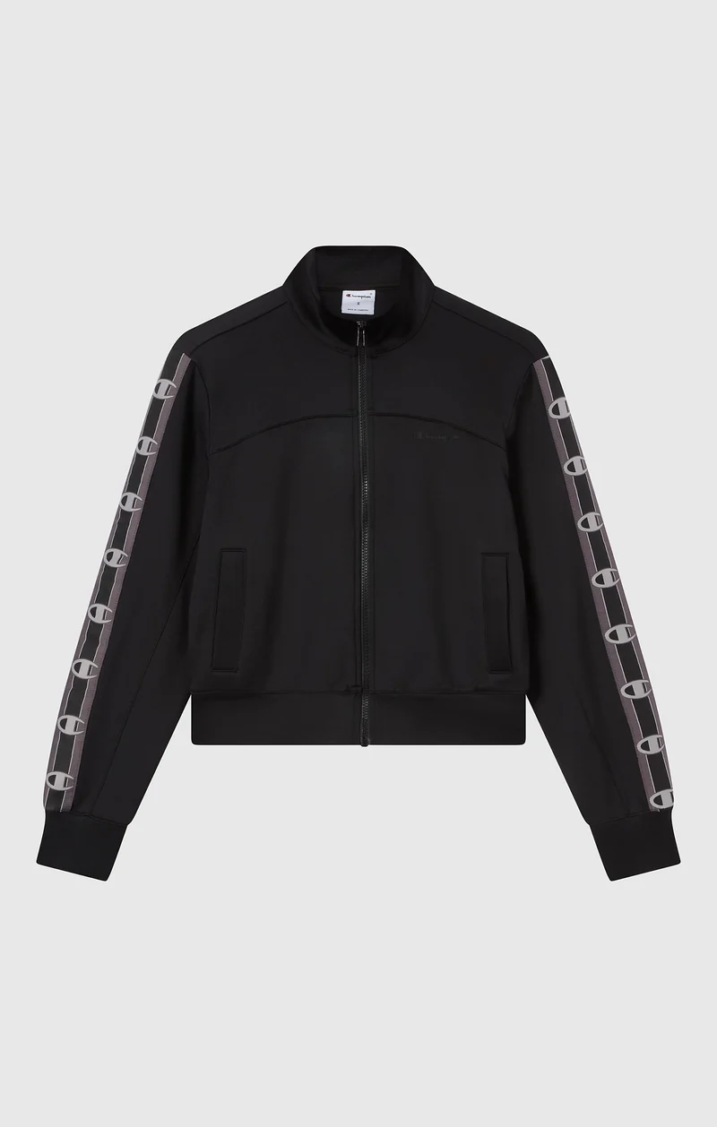 Women’s Full Zip Tape Logo Interlock Sweatshirt
