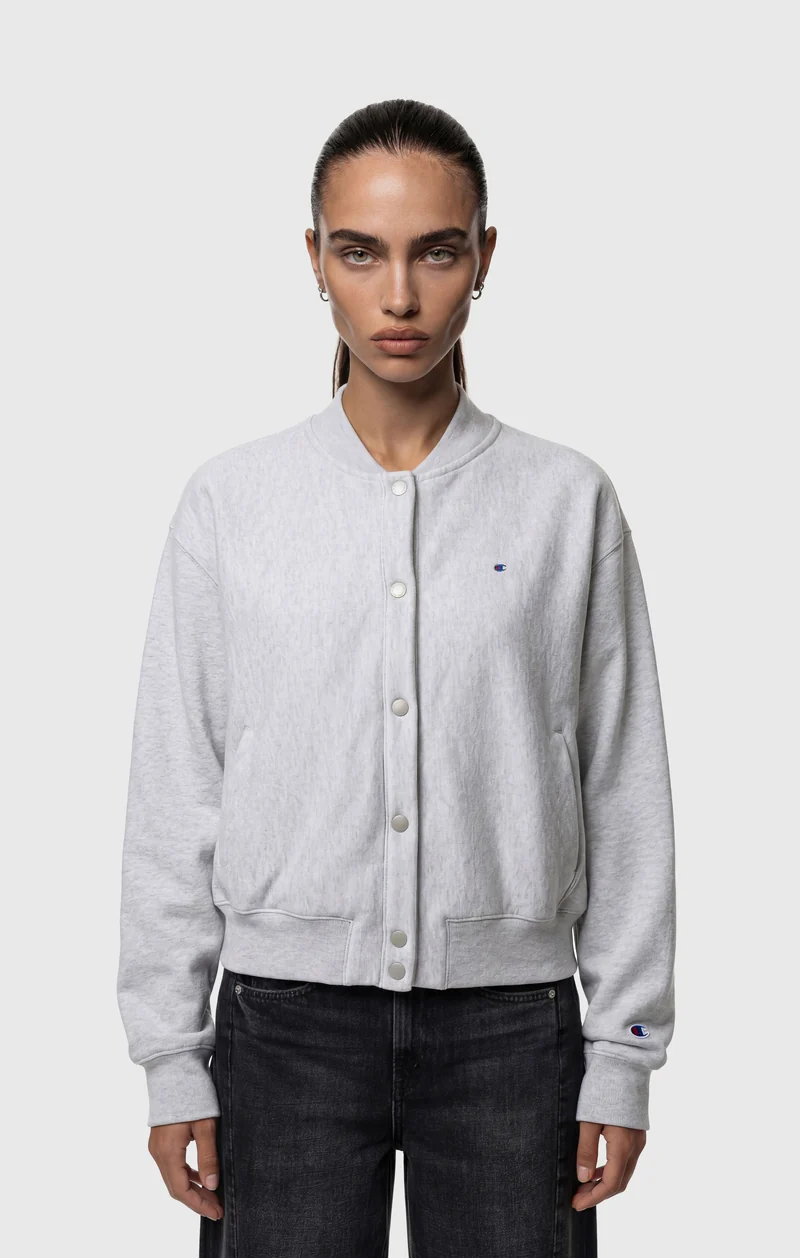 Women’s Lightweight Reverse Weave Bomber Sweatshirt