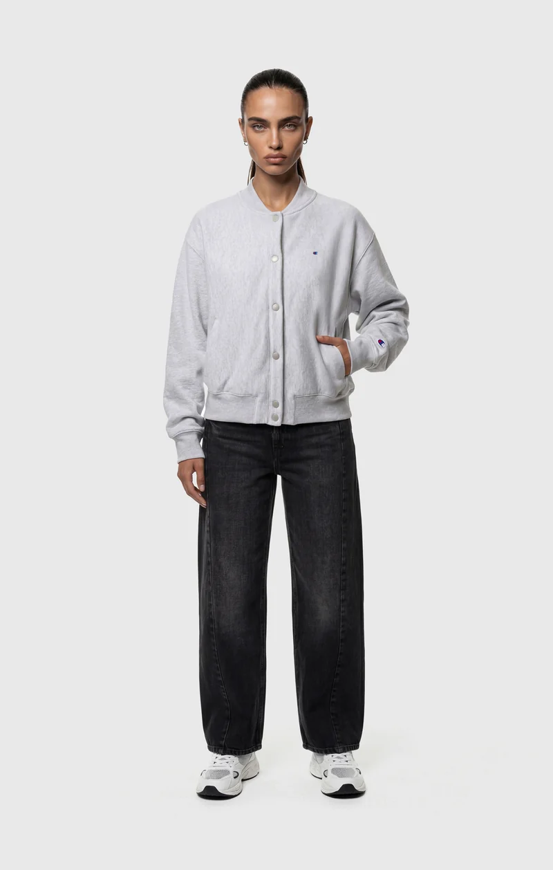 Women’s Lightweight Reverse Weave Bomber Sweatshirt