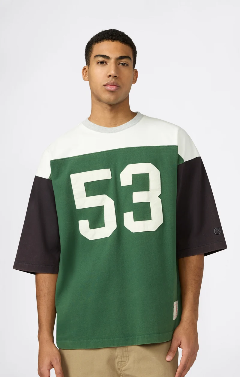 Men’s 3/4 Sleeve Football-Inspired T-Shirt Time Capsule
