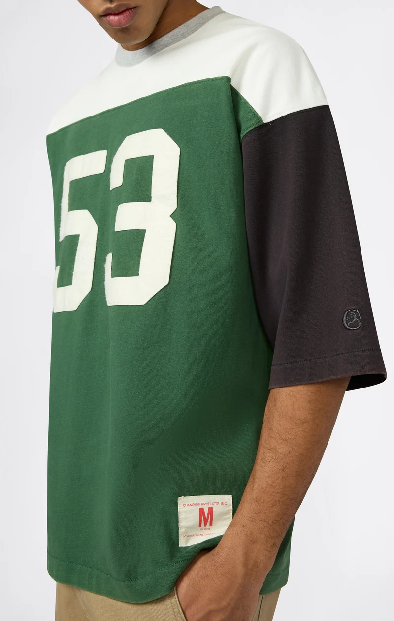 Men’s 3/4 Sleeve Football-Inspired T-Shirt Time Capsule