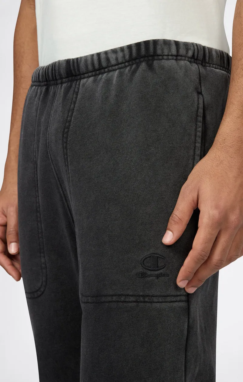 Men’s Elasticated Pants with Washed Effect Icons