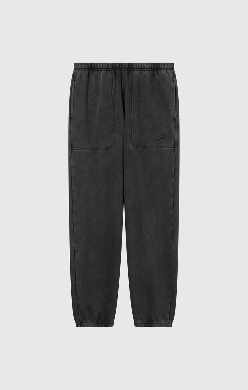 Men’s Elasticated Pants with Washed Effect Icons
