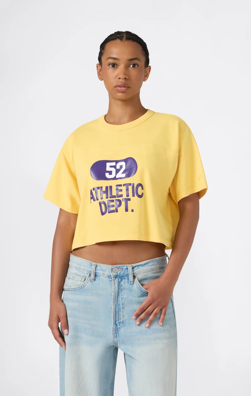 Women’s Cropped Crewneck T-Shirt Time Capsule