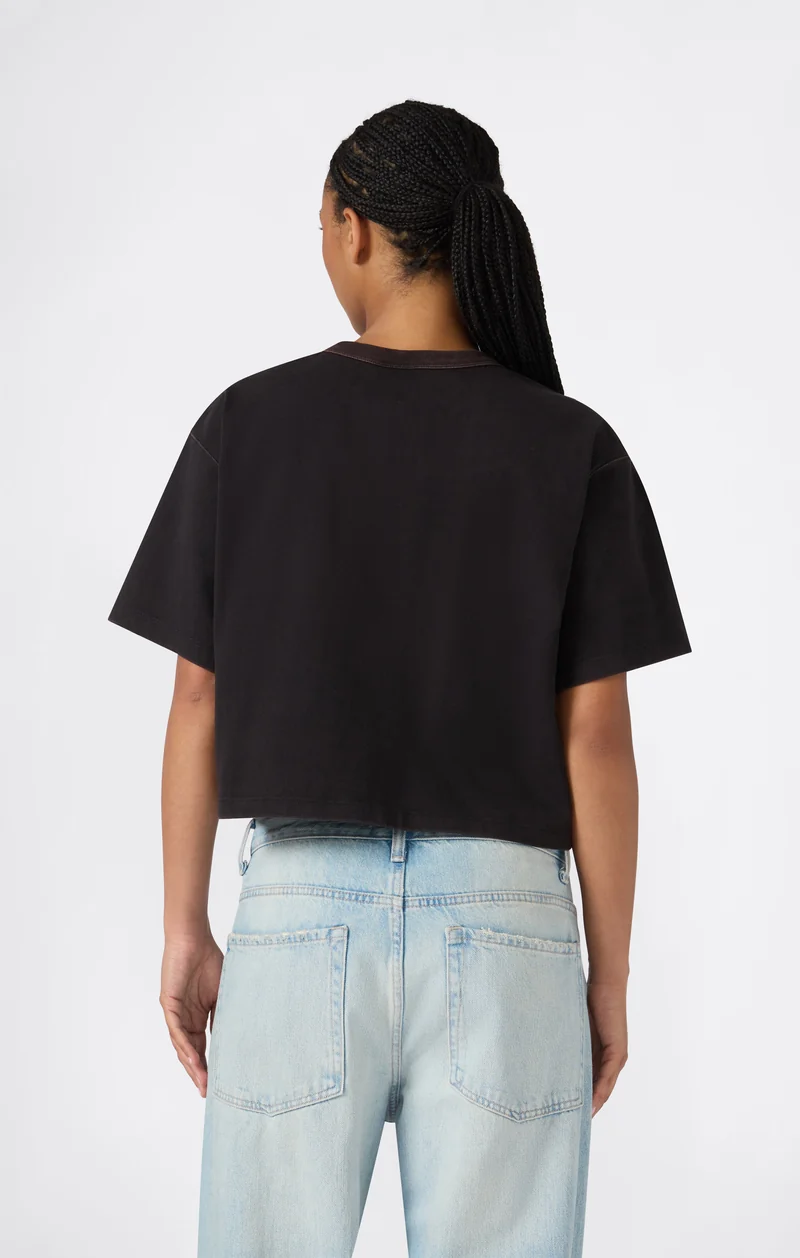 Women’s Cropped Crewneck T-Shirt Time Capsule