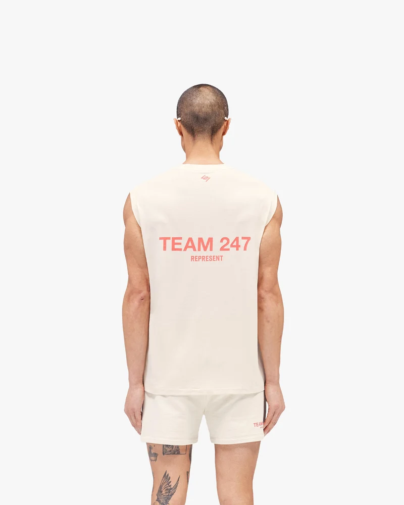 Team 247 Oversized Tank - Cream