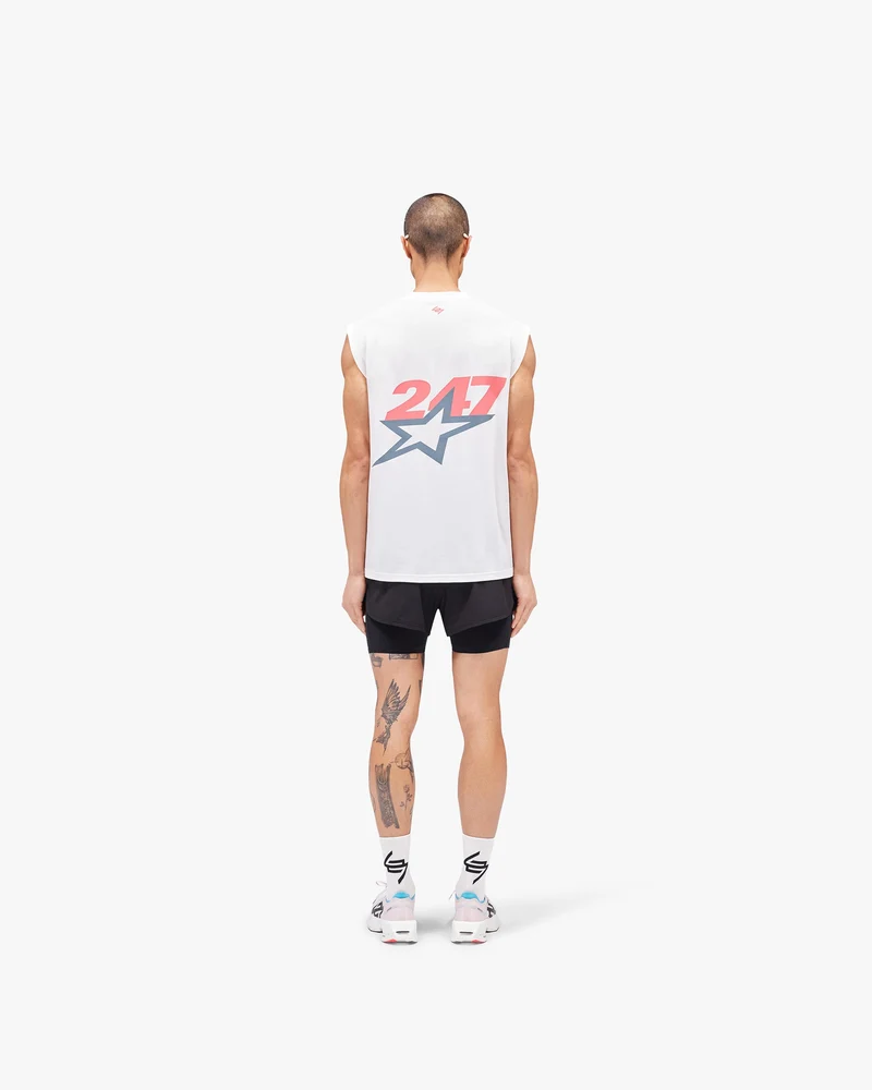 Team 247 Star Tank - Flat White