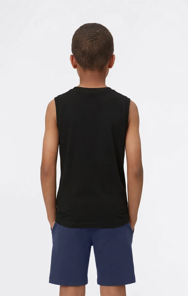 Boys’ Tank Top with Small Logo Icons