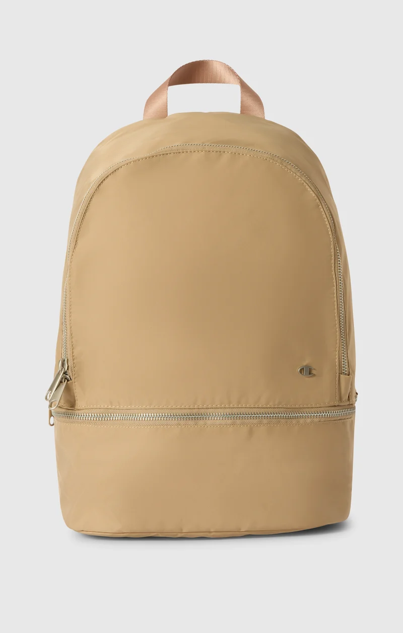 Satin Backpack with Bottom Compartment