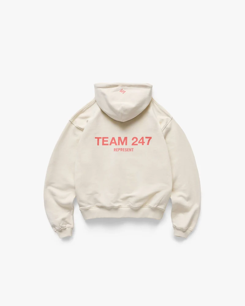 Team 247 Oversized Hoodie - Cream