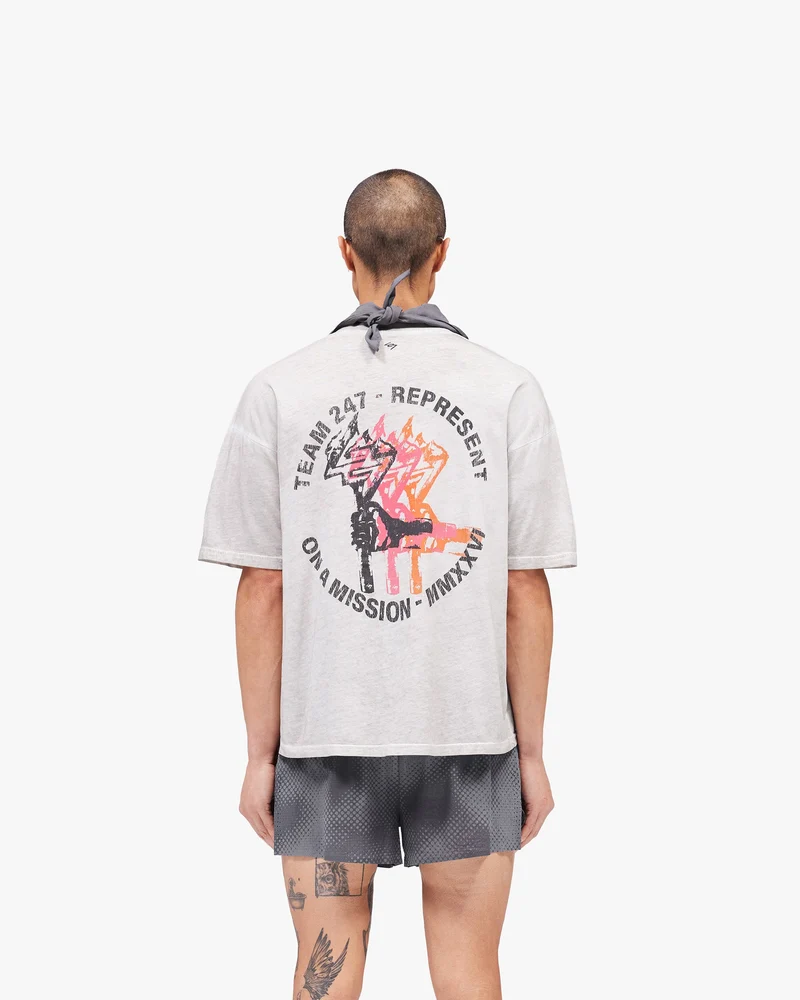 247 Torch Boxy T-Shirt - Bleach Wash