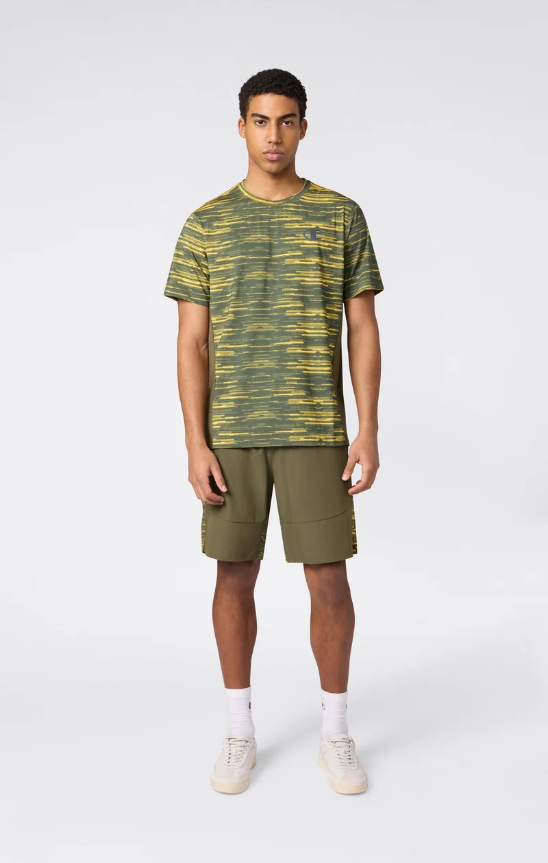 Training Quick-Dry Allover Print T-Shirt for Men