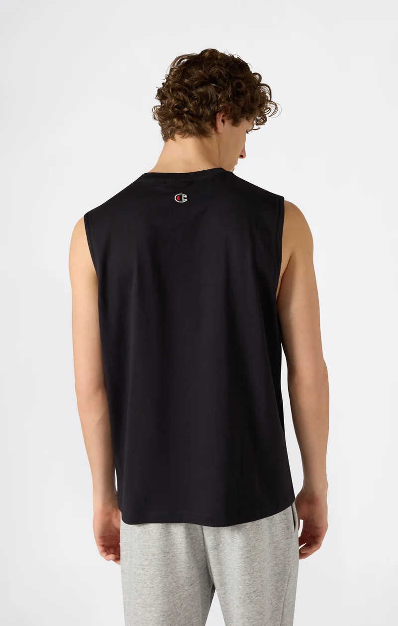 Men’s Tank Top with Maxi Embroidery Logo Icons