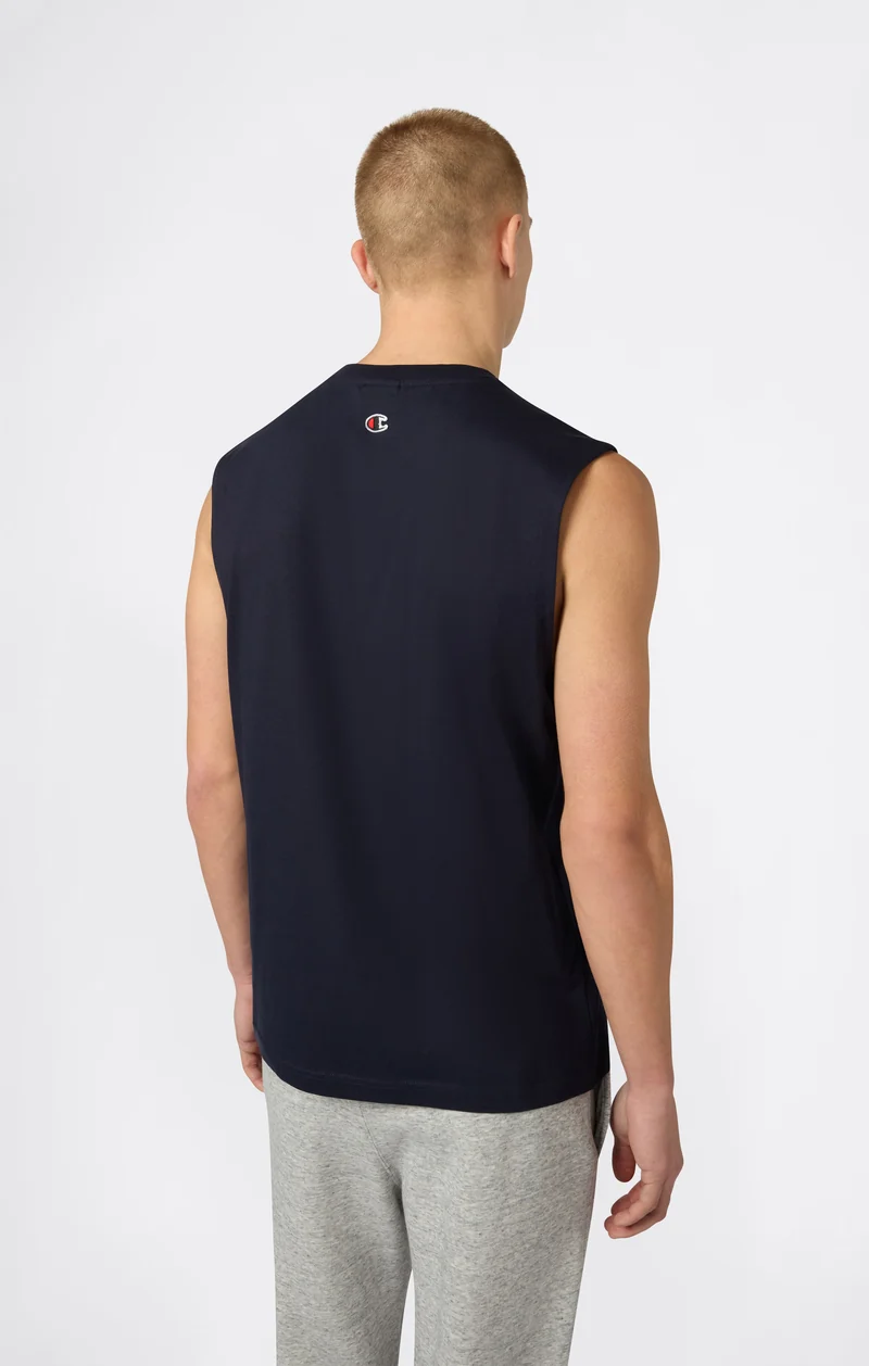 Men’s Tank Top with Maxi Embroidery Logo Icons