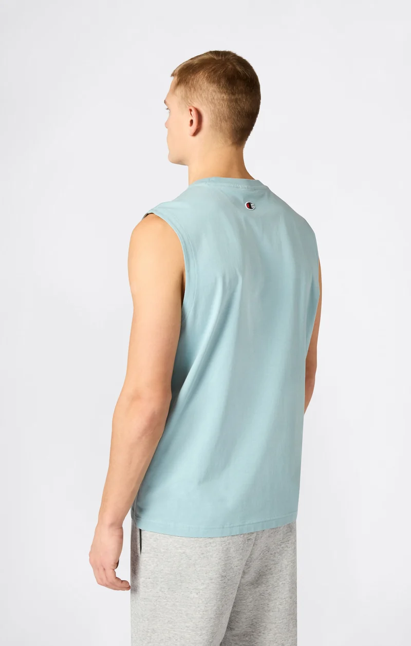 Men’s Tank Top with Maxi Embroidery Logo Icons